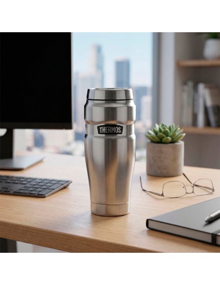 Vaso térmico Thermos acero inoxidable 470 ml plata