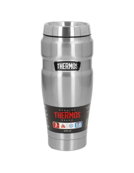 Vaso térmico Thermos acero inoxidable 470 ml plata