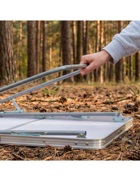 Mesa de camping plegable 80x60x70 cm