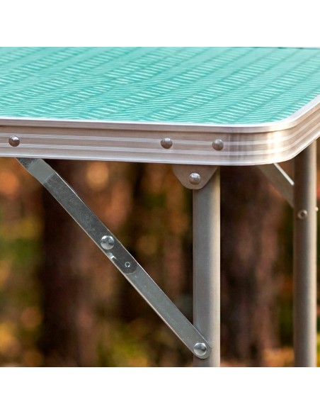 Mesa de camping plegable 80x60x70 cm
