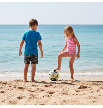Aktive Real Madrid Balón de playa neopreno T5 21 cm 2