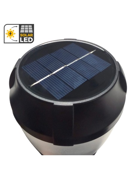 Luz LED solar para jardín con estaca