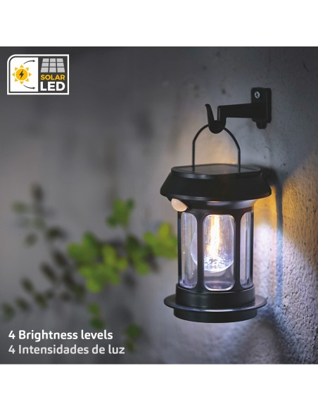Farol solar LED con sensor de movimiento