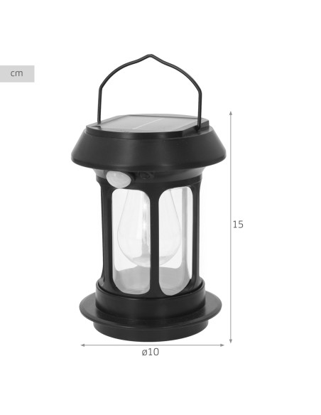 Farol solar LED con sensor de movimiento