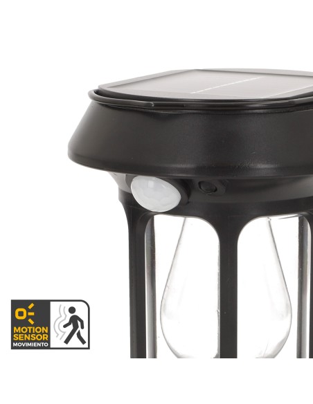 Farol solar LED con sensor de movimiento