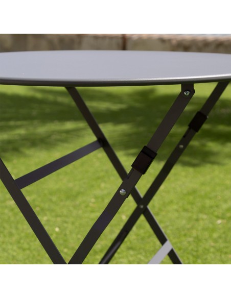 Conjunto de muebles de terraza 60x70 cm gris