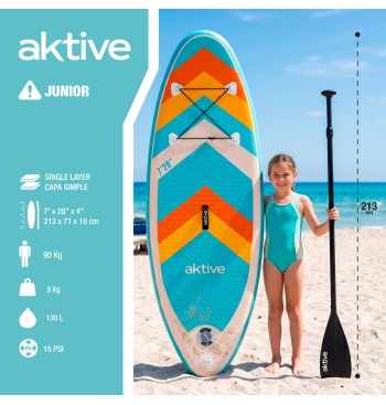 Tabla paddle surf hinchable iniciación con mochila,... 2