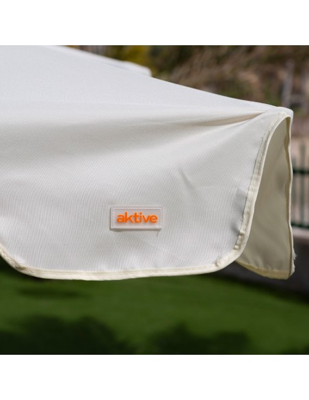 Parasol rectangular inclinable 200x125 cm color crema