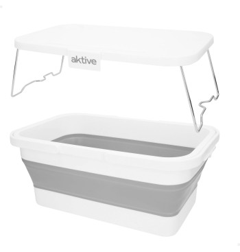 Cesta plegable picnic 15 L con mesa integrada