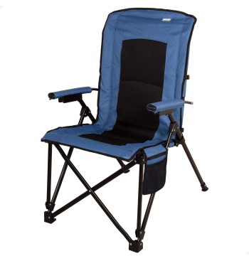 Silla camping multiposición 54x80x103 cm azul