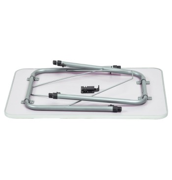 Mesa camping plegable altura regulable 2