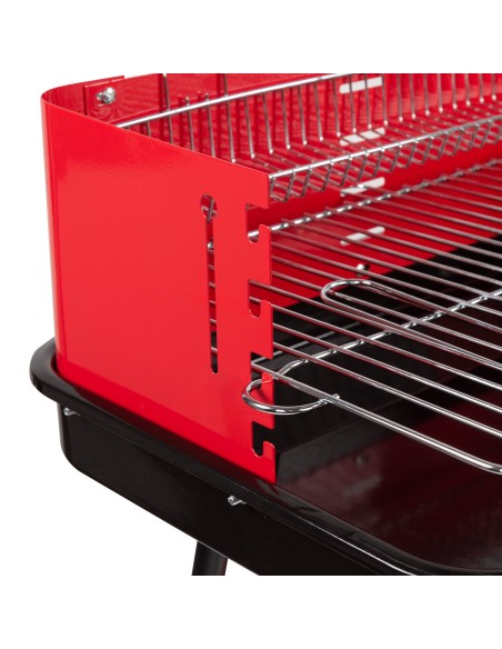 Barbacoa carbón portátil para 4 niveles