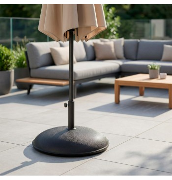 Soporte parasol cemento circular Ø35/48 mm 2