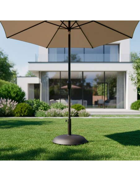 Soporte parasol cemento circular Ø35/48 mm