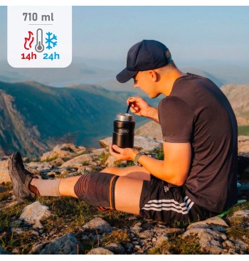 Termo comida Thermos 710 ml acero inoxidable negro 2