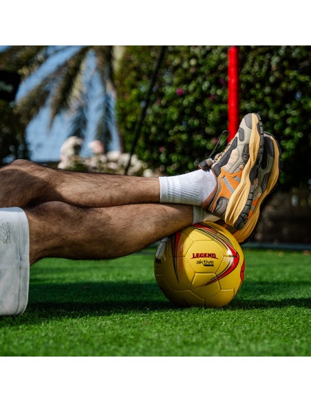 Balón fútbol cuero sintético tamaño 5 costuras reforzadas