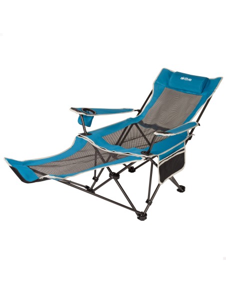 Silla tumbona plegable camping