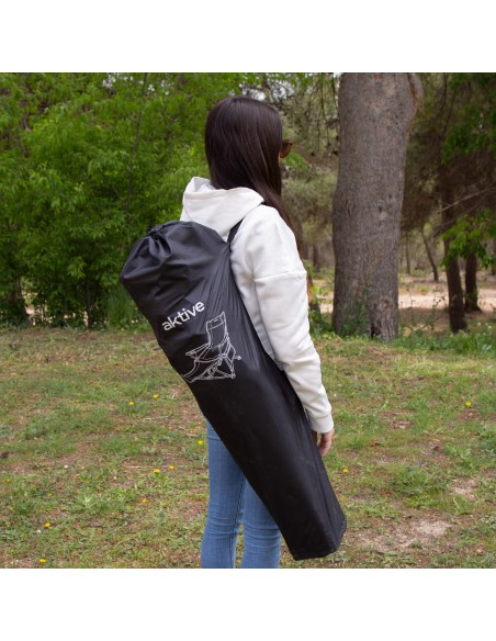 Silla tumbona plegable camping