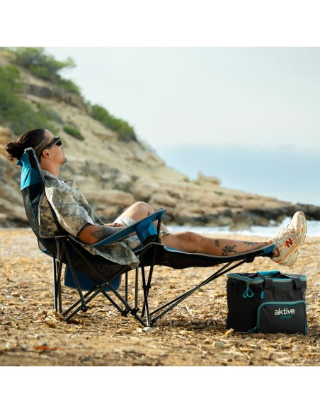Silla tumbona plegable camping