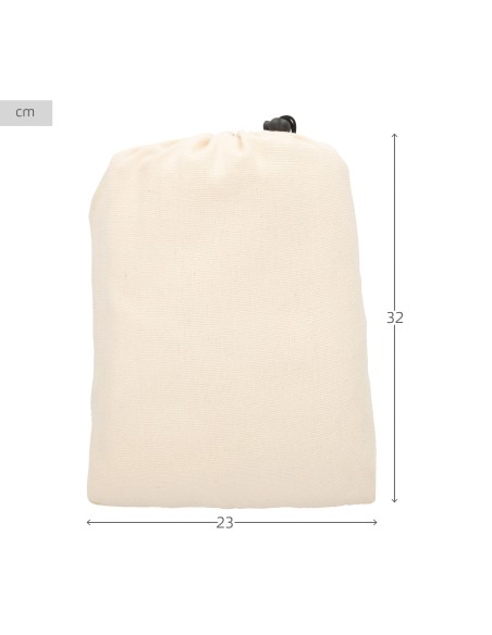 Hamaca colgante ultrarresistente beige con bolsa y cuerdas