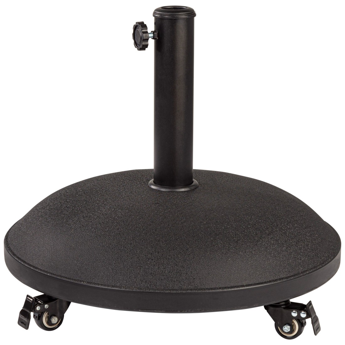 Soporte parasol circular cemento ø35/48 mm con ruedas