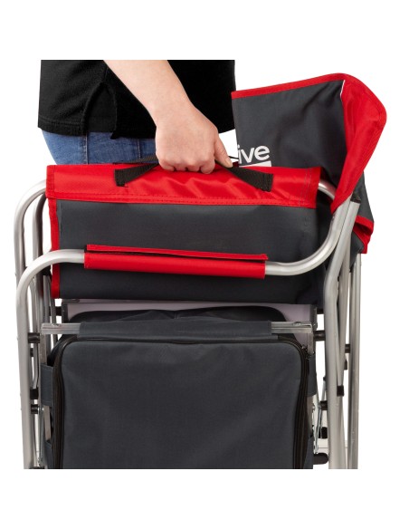Silla camping director con mesa y bolsa térmica