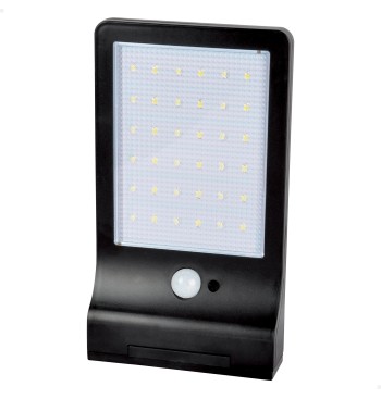 Foco solar LED 300 lúmenes con sensor de movimiento