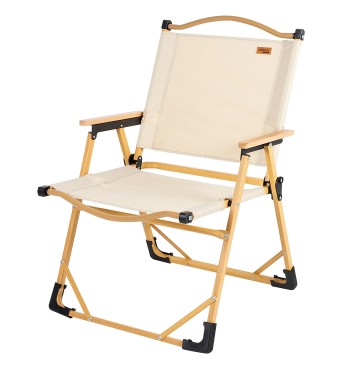 Pack 2 sillas glamping 47x51x77 cm crema 2
