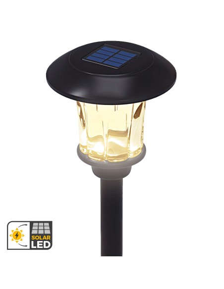 Pack 8 balizas solares LED 15x15x49 cm