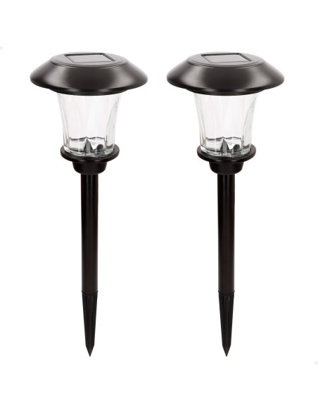 Pack 8 balizas solares LED 15x15x49 cm
