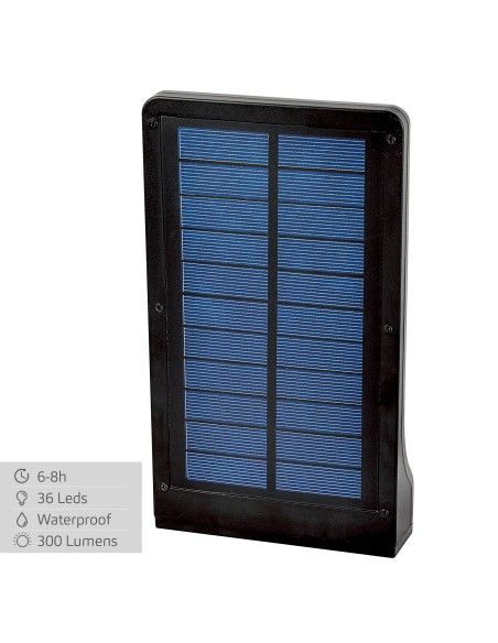 Pack 2 lámparas solares LED 11x19 cm