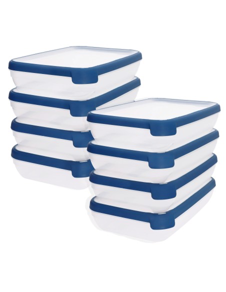 Curver Pack 8 recipientes herméticos (1,2L)