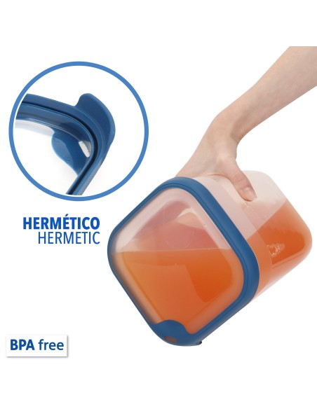 Curver Pack 6 recipientes herméticos (2,6L)