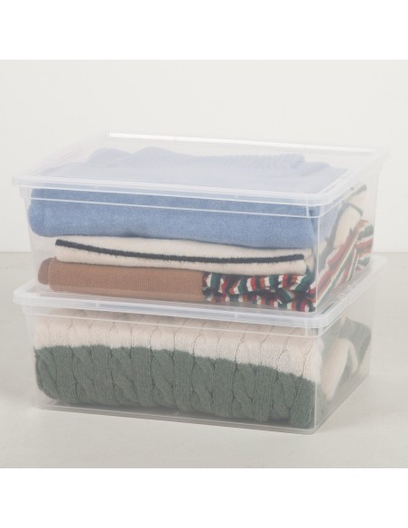 Curver Pack 6 cajas almacenaje 11 litros 37x26x14 cm