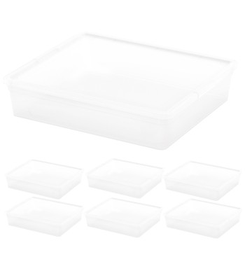 Curver Pack 7 cajas almacenaje 9 litros 40x34x9 cm