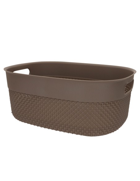 Curver Pack 4 cestas organizadoras Filo 12L marrón