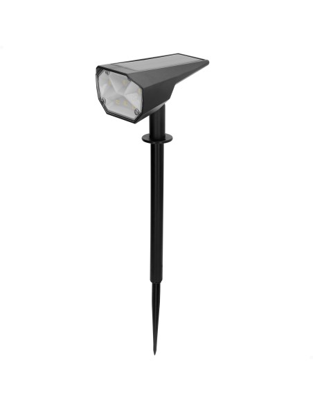 Pack 6 balizas solares LED multicolor 8x11x37 cm