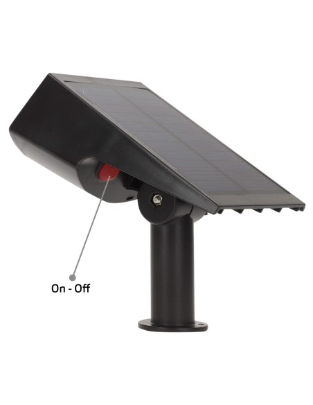 Pack 6 balizas solares LED 8x11x37 cm