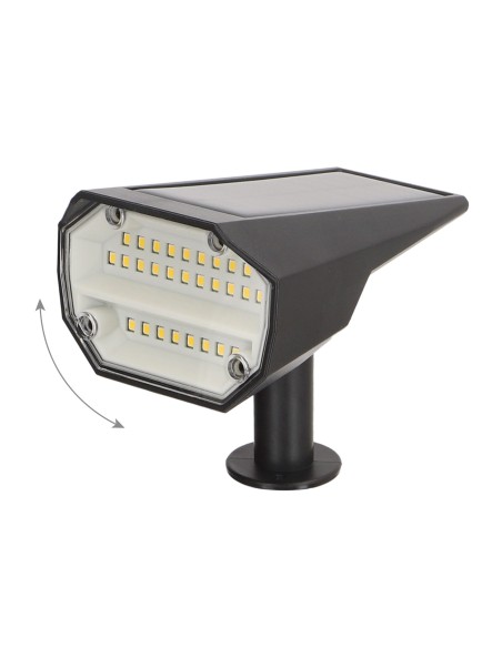 Pack 6 balizas solares LED 8x11x37 cm