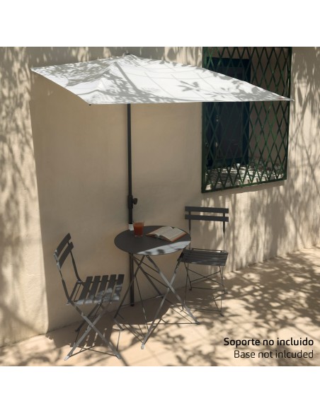 Sombrilla de pared rectangular 160x100 cm