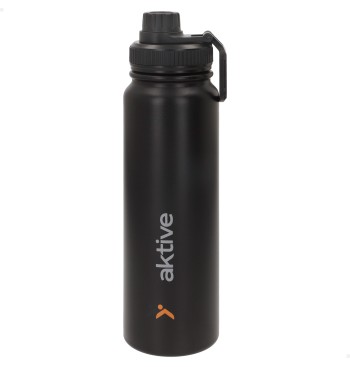 Botella térmica negro 800 ml con asa