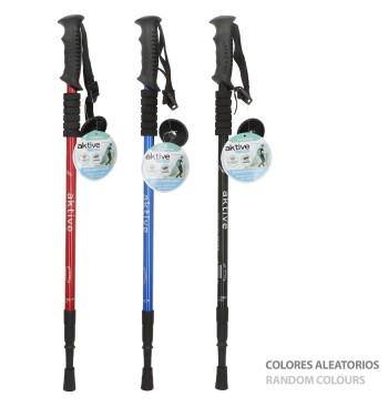 Bastón trekking aluminio 65-135 cm 2
