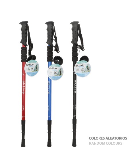 Bastón trekking aluminio 65-135 cm