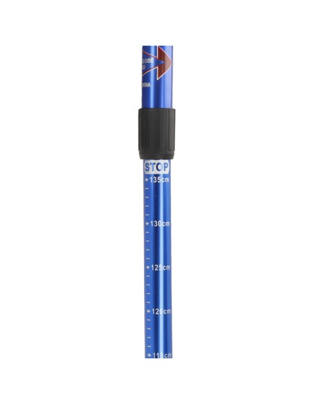 Bastón trekking aluminio 65-135 cm