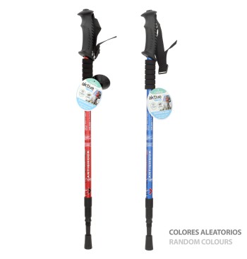 Set bastones trekking extensibles 64-135 cm 2
