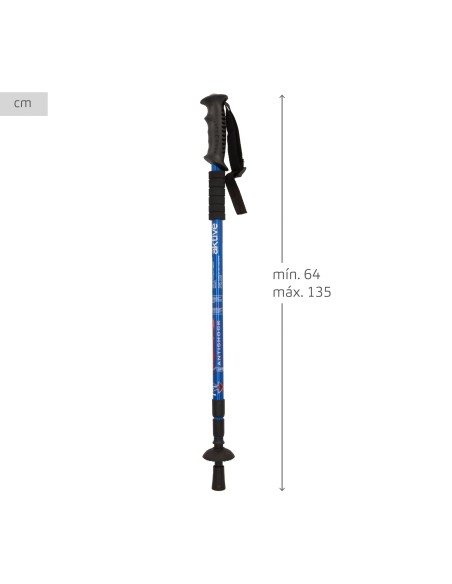 Set bastones trekking extensibles 64-135 cm