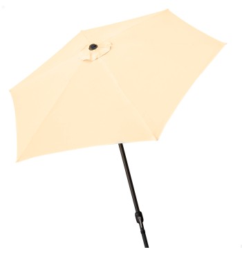 Sombrilla para jardín y terraza Ø250 cm crema