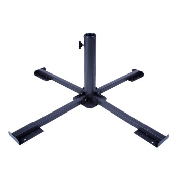 Base plegable de metal para sombrilla
