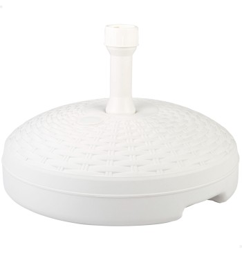 Base para sombrilla circular blanca 19-33 mm