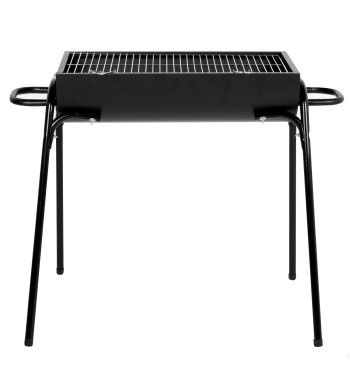 Barbacoa carbón con asas transporte 2